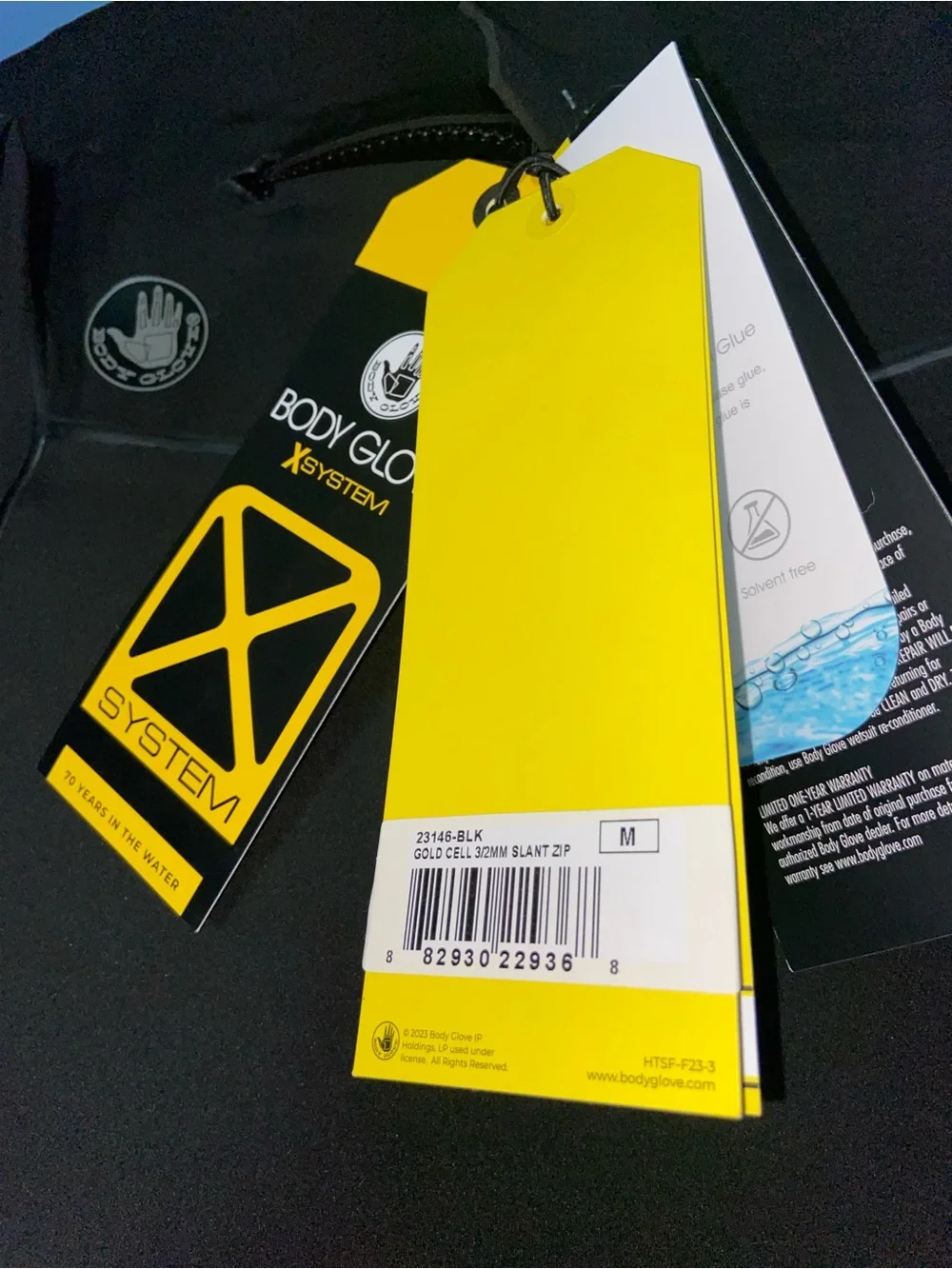 Body Glove Gold Cell Black Wetsuit